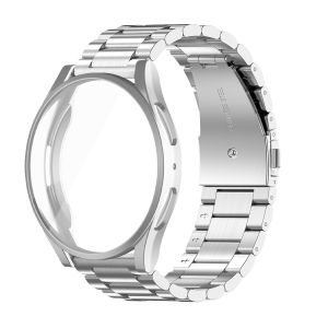 Samsung Galaxy Watch7 44 mm kellonranneke ruostumattomasta teräksestä + näytönsuoja – hopea