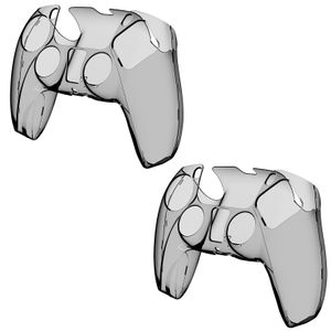 XDcase Sony PS5 spilcontroller cover, 2-pak - gennemsigtig