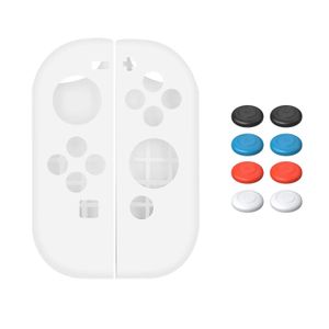 XDcase Nintendo Switch/Switch OLED Joy-Con silikondeksel og joystick-deksel – hvit