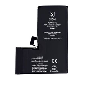 SiGN iPhone 15 Pro High capacity battery - 3350mAh