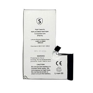 iPhone 16 Pron suurikapasiteettinen akku - 3800 mAh
