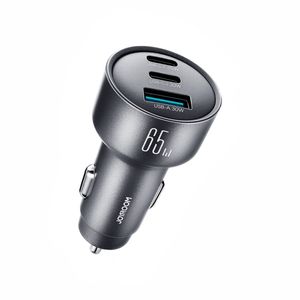 Joyroom JR-CL21 65W 3-i-1 billaddare USB-C/USB-A – Svart