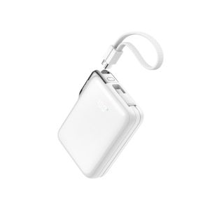 Joyroom JR-PBF27Pro Varavirtalähde 10000mAh 30W USB-C/Lightning-kaapelilla - Valkoinen