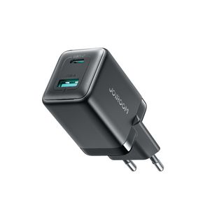 Joyroom JR-TG8 45W USB-A/USB-C wandlader GaN – Zwart