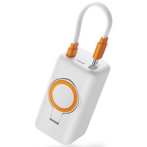 Joyroom USB-C / Apple Watch Magneettinen Langaton Laturi Varavirtalähde 5000mAh - Valkoinen