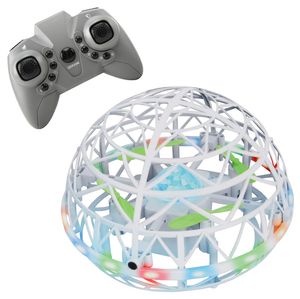 Gear4Play Ball Drone Radiostyret Legetøj med LED Lys - Hvid