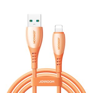 Joyroom S-A59 USB-A til Lightning hurtigladekabel 1,2m – oransje