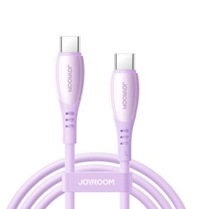Joyroom S-A59 hurtigladekabel USB-C til USB-C 60W – lilla