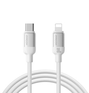 Joyroom S-A62 Lively Series snellaadkabel 30W USB-C naar Lightning – Wit