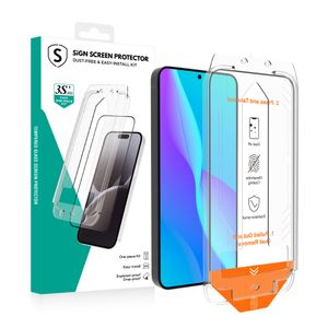 SIGN Full Cover -näytönsuoja Samsung Galaxy S24:lle asennuskehyksellä