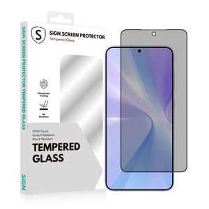SiGN Samsung Galaxy S26 Plus Privacy Skjermbeskytter Herdet Glass Ultrasonic Unlock