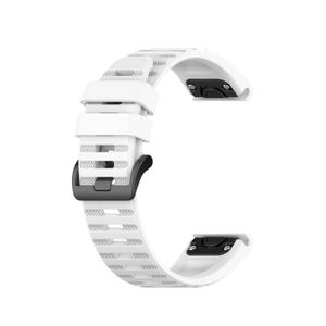 Garmin Fenix 5 Plus Silikon Klokkereim - Hvit