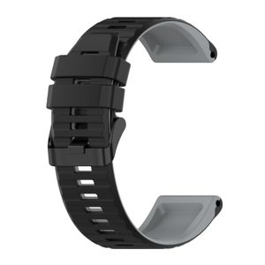 Garmin Fenix 5 Plus Klokkereim Silikon – Svart/Grå