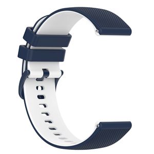 Garmin Approach S40 Urrem i tekstureret silikone tofarvet - Blå / Hvid