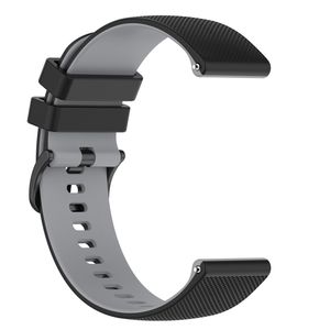 Garmin Approach S40 Urrem i tekstureret silikone tofarvet - Sort / Grå