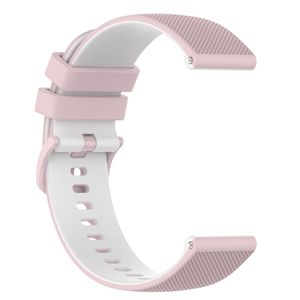 Garmin Approach S40 Urrem i tekstureret silikone tofarvet - Lyserød / Hvid