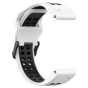 Garmin Enduro 3 Urrem i silikone tofarvet - Sort / Hvid