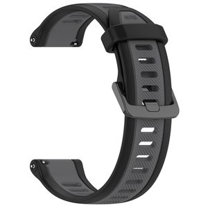 Garmin Approach S40 Urrem i tekstureret silikone tofarvet - Sort / Grå