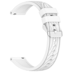Garmin Bounce Urrem i tekstureret silikone - Hvid
