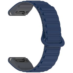 Garmin Fenix 8 51mm Klokkereim i silikon tofarget - Blå / Grå
