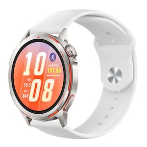 Huawei Watch GT Runner 2 silikoniranneke kellolle - valkoinen
