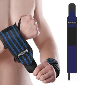 SURECOOL sportshåndledsstropper 50x8cm – Blå/Sort