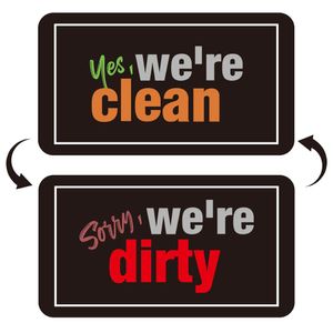 Opvaskemaskinemagnet Clean/Dirty – sort