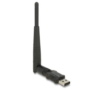 Delock USB 2.0 Dual Band WLAN sticka 433 + 150 Mbps med extern antenn