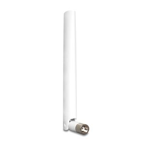Delock WLAN 802.11 ac/a/b/g/n antenne RP-SMA han 2–5 dBi - hvid