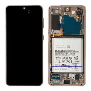Samsung Galaxy S21 LCD-näyttö sis. Akku Alkuperäinen - Phantom Violet