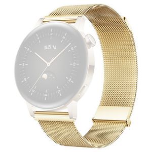  Huawei Watch GT/Samsung Galaxy Watch3 Milanese Klokkereim – Gull