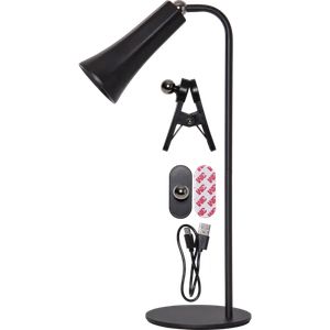 Star Trading LED-Tischleuchte, funktional – schwarz