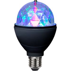Star Trading LED-Lampe E27 Disco – Schwarz