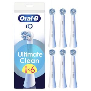 Oral-B Sonic iO Ultimate Clean -harjaspää, 6 kpl - valkoinen