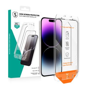 SiGN Skjermbeskytter iPhone 13 Pro Max/14 Plus – EZ Apply med støvfri applikator