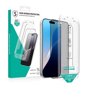 SiGN Privacy Näytönsuoja iPhone 18 Pro – EZ Apply pölyttömän sovittimen kanssa