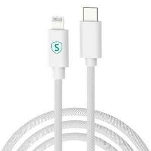 SiGN USB-C to Lightning cable 2m, MFi, 27W – White