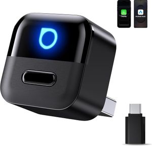 SiGN Mini 2-in-1 Langaton CarPlay / Android Auto -sovitin - Musta