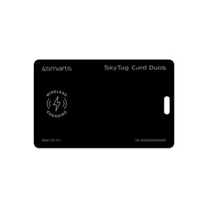 4Smarts SkyTag Card Duos ReCharge Bluetooth-paikannin – musta