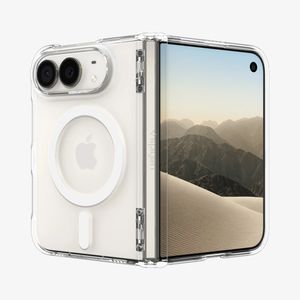 Spigen Ultra Hybrid Pro MagFit Skal till iPhone Duo - Transparent vit