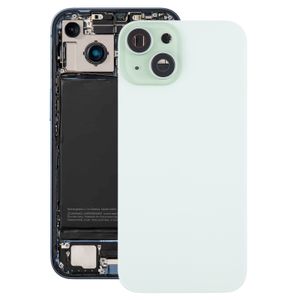 iPhone 15 Plus Back Cover with Small Parts - Green