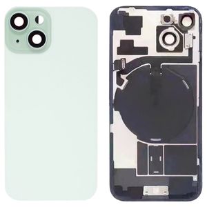 iPhone 15 Baksida med smådelar - Grön
