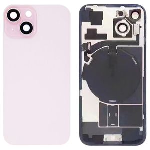 iPhone 15 Back Cover with Small Parts - Pink