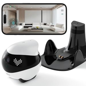 Enabot EBO Air 2 Companion Robot – 2K QHD-kamera – hvit