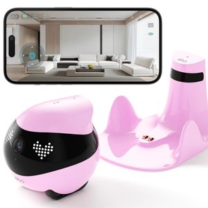 Enabot EBO Air 2 Companion Robot – 2K QHD-kamera – Rosa