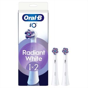 Oral-B Sonic iO Radiant White -harjaspää, 2 kpl - Valkoinen