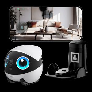 Enabot EBO Air 2 Plus familierobot – 3K AI-assistent – hvit