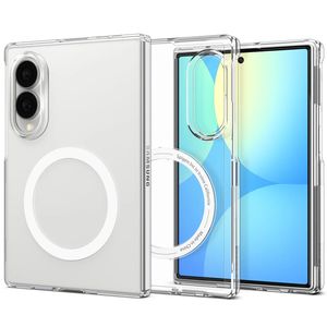 Spigen Airskin MagFit Deksel til Samsung Galaxy Z Fold8 - Gjennomsiktig/hvit