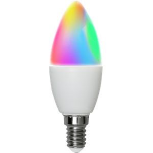 Star Trading LED-lampe E14 Kron Smartpære 470 lm – Hvit/Flerfarget
