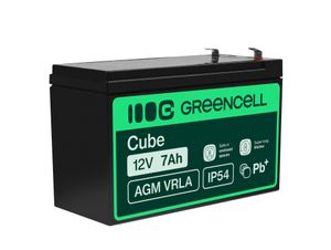 Green Cell AGM VRLA 12V 7Ah wartungsfreie Batterie für USV-Geräte